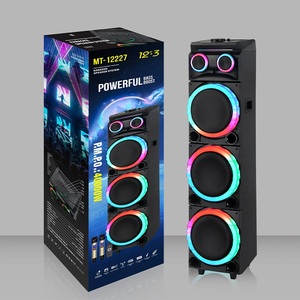 Ngoài trời âm thanh rõ ràng không dây 12 inch * 3 kích thước lớn BT trolly vườn loa với Mic bocinas Loa MT-1227 - Product Image 1