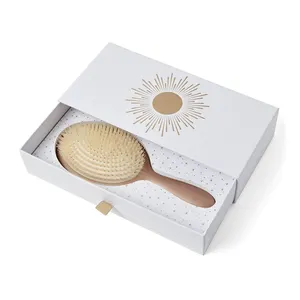 Custom Logo Luxury Hairbrush Hair Brush Packaging Box For Hair Brush