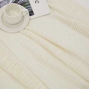 Wholesale 100%Cotton Raw White Cellular Thermal Blanket Baby Cotton Blankets - Product Image 6