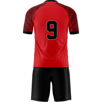 Maillot de football rétro unisexe personnalisé à rayures pour t-shirt à manches courtes, respirant, séchage rapide, évacuation de l'humidité, 100% polyester