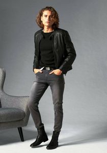 Chaqueta de Invierno Unisex al por Mayor, de Cuero Genuino, Estilo Vintage, Camuflaje, Cortavientos, Impermeable, Ajuste Holgado - Product Image 4