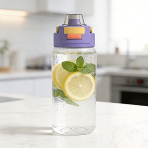 Botella de <span class=keywords><strong>Agua</strong></span> Deportiva Tritan de Boca Ancha, Libre de BPA, a Prueba de Fugas, de Plástico SK PCTG de Pared Simple, para <span class=keywords><strong>el</strong></span> Regreso a Clases, Venta al por Mayor de Fábrica - Product Image 5