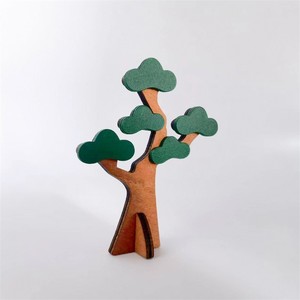 Wooden Tree Ornament Caramel Color Irregular Shape Home Office Decorative Craft Desktop <b>Decoration</b> Plant Pattern Single Piece - Product Image 4