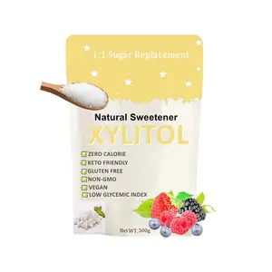 Oem Private Label Organische Vloeibare Druppels Allulose Siroop Suikervrije Gezonde Snoep Stevia Zoetstof 0 Calorie Xylitol Poeder