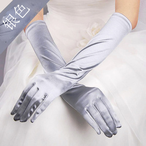 <span class=keywords><strong>Gants</strong></span> <span class=keywords><strong>longs</strong></span> en satin sexy de haute qualité pour femme, taille 40 cm, pour <span class=keywords><strong>mariage</strong></span>, soirée, banquet, vente en gros - Product Image 6