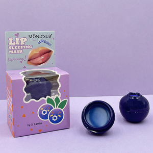 Personalizar fruta vegana coreana cuidado de los labios mantequilla bálsamo Rosa Plumping brillo hidratante La Neige noche labio máscara para dormir - Product Image 6