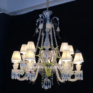 Классическая подвесная люстра в виде свечи, современная лампа, роскошный подвесной светильник для гостиной