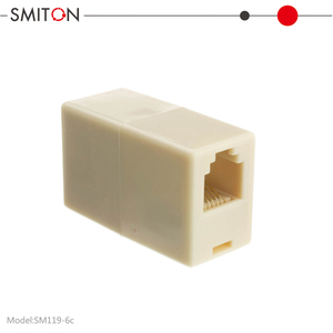 RJ11 RJ12 thẳng pinout 6P4C 6P6C nữ để nữ Inline coupler adapter - Product Image 2