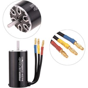 กูลอาร์ซี มอเตอร์ไร้แปรงถ่าน 4076 2000KV 4 ขั้วสำหรับรถบรรทุกมอนสเตอร์ RC ขนาด 1/8 - Product Image 5