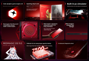 Teléfono para Juegos Red Magic 11 Pro+ Wuthering Waves 5G, Pantalla de 6.85 Pulgadas, Octa Core Snapdragon 8 Elite Gen 5, 16 GB de RAM, 512 GB de ROM, 7500 mAh, 120 W, 144 Hz - Product Image 5