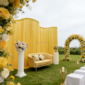 ANNIELU Rideaux et draperies de fond en spandex hautement élastique, style moderne et luxueux, NOUVELLE ARRIVÉE, pour mariage, anniversaire, événement, décoration, photomaton - Product Image 3