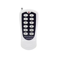 Télécommande sans fil haute puissance longue portée à plusieurs boutons pour le contrôle de l'éclairage 315 433MHZ