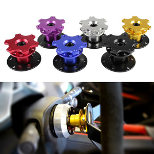 Kit Adattatore Mozzo Volante a Sgancio Rapido Scanalato Universale in Alluminio per Volanti da Corsa, Adatto per Aftermarket - Product Image 5