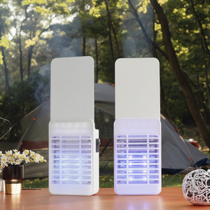 Đèn diệt côn trùng bay bằng đèn LED <span class=keywords><strong>UV</strong></span> trong nhà, cắm điện, dính, thu hút và diệt muỗi, đạt chuẩn IP44, 1W UVA - Product Image 2