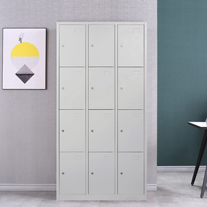 12 Door Metal Gym or School or Changing Room Storage <b>Cabinet</b> Locker - Product Image 1