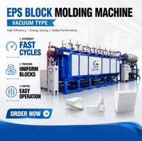 Vente directe d'usine, machine automatique de fabrication de panneaux en mousse EPS, machine de moulage de blocs de polystyrène à refroidissement sous vide