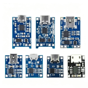 Módulo Cargador de Batería de Iones de Litio 18650 TP4056 5V 1A, Placa de Protección Contra Sobrecarga para Baterías de Iones de Litio de 3.7V 3.6V 4.2V - Product Image 1