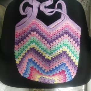 2025 Latest Customized Handmade Crochet <b>Bag</b> for Women Fashion Embroidery Pattern Textile & <b>Fabric</b> Craft - Product Image 1