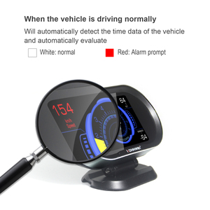 Các Phụ Kiện Khác Đồng Hồ Đo Kỹ Thuật Số Điện Tử Ô Tô Đồng Hồ Đo Tốc Độ Tự Động Hiển Thị Đầu OBD Konnwei KW206 Nhà Máy <span class=keywords><strong>HUD</strong></span> <span class=keywords><strong>OBD2</strong></span> Cho Tesla - Product Image 4