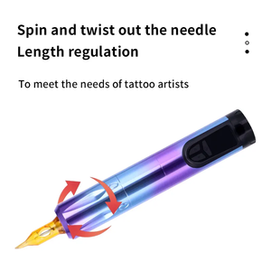 Máquina de Tatuaje Inalámbrica Digital Profesional con Dos Baterías Recargables para Arte Corporal de Uso Profesional - Product Image 5