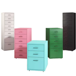 Steel <b>File</b> Cabinets Bedside Tables Bedroom School Living Room Hospital Use Durable Modern Mobile <b>File</b> Pedestal Cabinet - Product Image 5