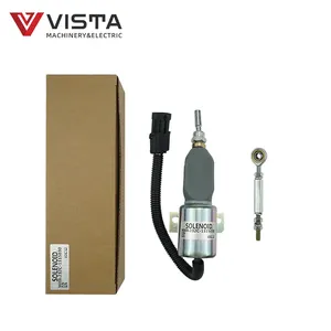 Động Cơ Ngắt Van Điều Khiển Nhiên Liệu 24V Solenoid Cho Máy Phát Điện Diesel