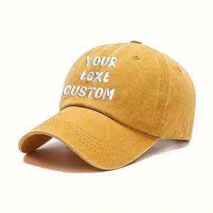 Casquette de baseball brodée personnalisée pour les couples Chapeau sportif en coton éponge vintage avec ajustement réglable pour un usage quotidien et en voyage - Product Image 2