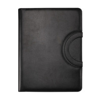 Porte-documents A4 en cuir multifonctionnel pour gestionnaires de bureau, avec fermeture éclair, pour contrats commerciaux et documents – Vente en gros