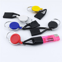 Logo personnalisé Briquet à fumer Laisse de qualité supérieure Porte-briquet rétractable