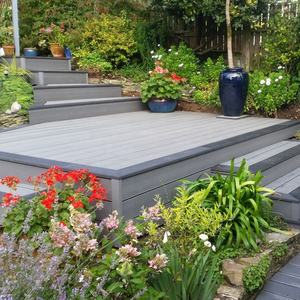 Nouveau style de terrasse en bois WPC facile à installer Revêtement de sol extérieur à bas prix - Product Image 2