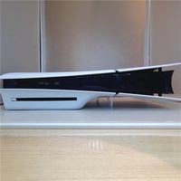 Pieds de support horizontaux pour console PS5 Slim & Pro Support triangulaire horizontal avec tapis antidérapant d'origine pour console PS5