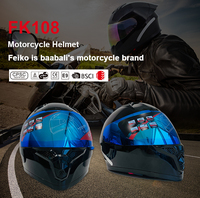 Casque de moto intégral modulaire Dot Dual Visor Casque de moto Casques de moto