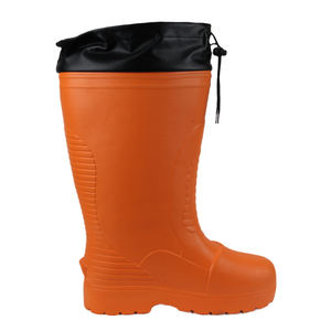 Stivali caldi EVA Rain Boots da uomo in cotone e pile con fodera in gomma leggera per la protezione del lavoro invernale - Product Image 2