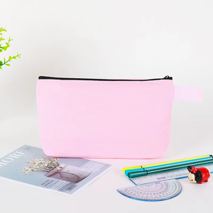 Bolsa <span class=keywords><strong>de</strong></span> <span class=keywords><strong>Maquillaje</strong></span> <span class=keywords><strong>de</strong></span> Lona <span class=keywords><strong>de</strong></span> Algodón Personalizada con Logotipo a Todo <span class=keywords><strong>Color</strong></span>, Organizador Largo y Sencillo para Regalo, Neceser <span class=keywords><strong>de</strong></span> Viaje - Product Image 3