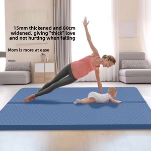Tapis de yoga en EVA <span class=keywords><strong>TPE</strong></span> de 15 mm, tapis pour sauter à la corde, double face, antidérapant, imperméable, écologique, absorption des chocs, insonorisant, pour la maison, la salle de sport, l'entraînement - Product Image 6