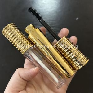 ISMAN Gold - Tubo de Rímel Cónico de 6 ml y 13 ml, Botella de Brillo Labial de Plástico Transparente Irregular, Envase Cosmético Vacío al por Mayor - Product Image 2