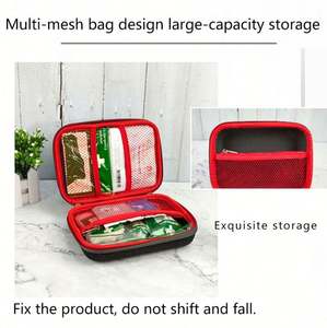 Botiquín de Primeros Auxilios de Emergencia, Bolsa Médica de Viaje, Mini Bolsa de Primeros Auxilios de EVA para el Hogar, Supervivencia al Aire Libre, Camping y Auto - Product Image 5