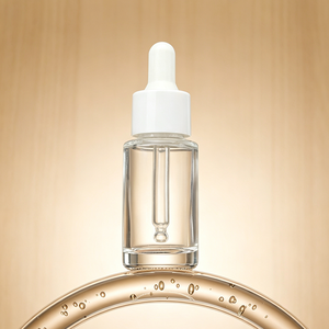 <span class=keywords><strong>Mini</strong></span> Botella de Vidrio Transparente con Gotero, Tapa Blanca, Recargable, para Aceites Esenciales, Suero Facial, Cuidado de la Piel, Cosméticos, Venta al Por Mayor - Product Image 5