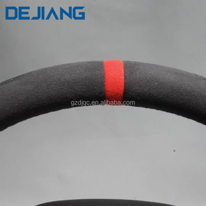 Volant de voiture en Alcantara avec bande rouge et bouton pour BMW X3 X4 X5 X6 G21 G22 G23 G20 G30 G01 G02 G08 G31 G38 Série 3 - Product Image 4