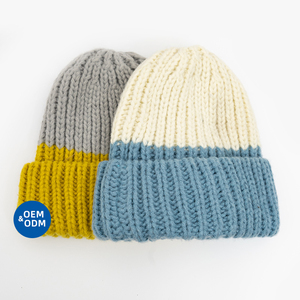 Biểu Tượng Tùy Chỉnh Ấm Dệt Kim Thể Thao Beanie Cho Nam Giới Đôi Bên Hai Tone Màu Crochet <span class=keywords><strong>Cap</strong></span> Cho Bãi Biển Kinh Doanh-Beanie Nhà Sản Xuất - Product Image 1