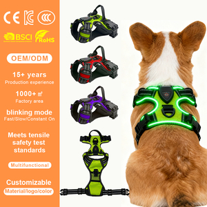 Ошейник QCool Premium Mesh Expansion с LED-подсветкой, тактическим светом, GPS-трекером и функцией определения маршрута для собак на открытом воздухе - Product Image 1