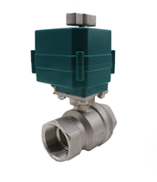 Vanne à bille électrique TOYI 2 pouces NPT en acier inoxydable 304 avec joint en PTFE, actionneur motorisé, vanne de commande 5V 9-24V 220V pour l'eau, OEM