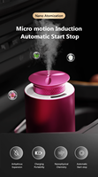 En gros 10ml Commercial Portable Rond Mini Smart Rechargeable Électrique Sans Eau Diffuseur D'arôme De Voiture Machine