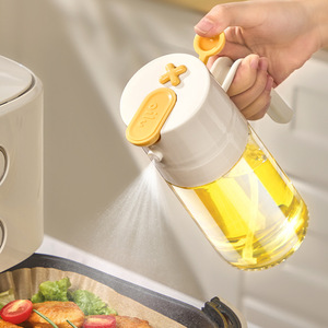 Oil Mister Bottle With Spray And Pour Function For Salad Dressing And Cooking Oil Storage Plastic Dishwasher Safe - Product Image 2
