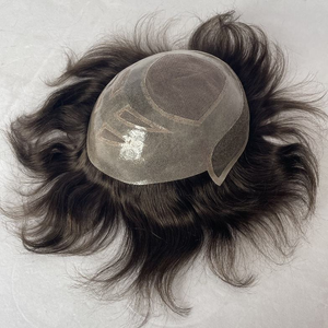 Toupee de Encaje Mono con Base Fina para Hombre, Venta de Fábrica - Product Image 3