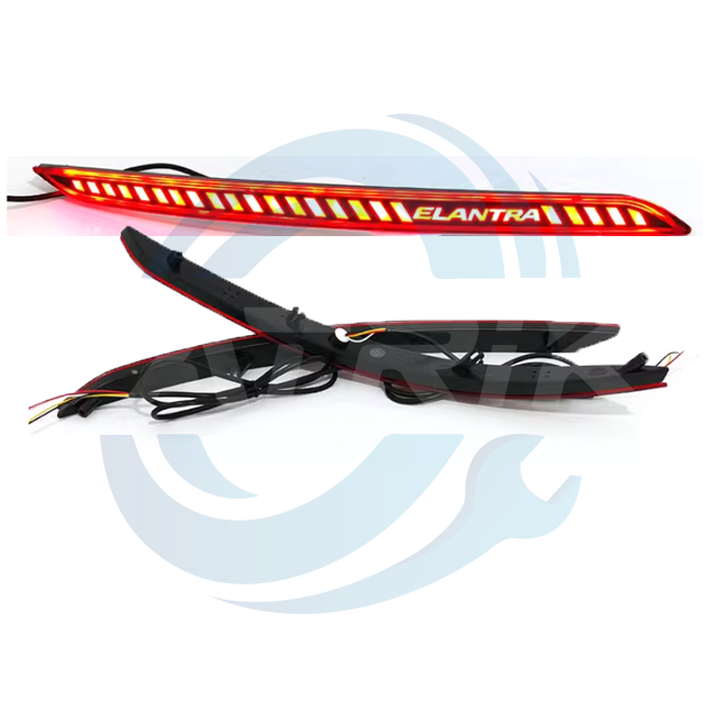Led Rear Bumper Light for Hyundais Elantras 2012 2013 2014 2017 2025 Tail Light Fog Lamp Bumper Brake Stop Reflector