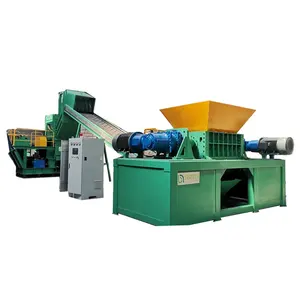 Macchina professionale del frantoio di alta qualità macchina per il riciclaggio della plastica PP PE PVC rottami metallici trituratore a doppio albero