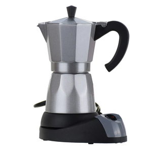 Máy pha cà phê Moka điện 6 cốc, máy pha cà phê Espresso cafeteras điện Ý nồi cà phê Espresso cầm tay - Product Image 1