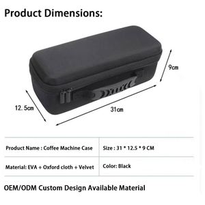 กล่องใส่เครื่องชงกาแฟแบบพกพาสำหรับการจัดเก็บและบรรจุภัณฑ์ - กล่องของขวัญสำหรับเครื่องชงกาแฟเอสเพรสโซและคอมเพรสเซอร์ ทำจากวัสดุ EVA แข็งแรงทนทาน - Product Image 4