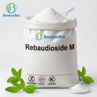 Rebaudioside M 95% 97% 99% Extrait de Stévia en Poudre Édulcorant Naturel Haute Pureté Goût Propre Ingrédient Alimentaire Fournisseur